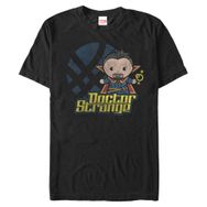 Marvel Büyük ve Uzun Klasik Garip Kawaii Üst Kısa Kollu Siyah Erkek T-shirt