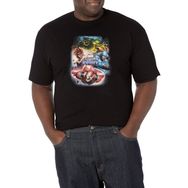 Marvel Büyük ve Uzun Klasik Gelecek Takımı Üst Kısa Kollu Siyah Erkek T-shirt