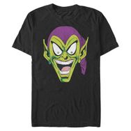Marvel Büyük ve Uzun Klasik Goblin Kafası Üst Kısa Kollu Siyah Erkek T-shirt