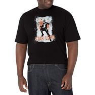 Marvel Büyük ve Uzun Klasik Grungelord Üst Kısa Kollu Siyah Erkek T-shirt