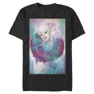 Marvel Büyük ve Uzun Klasik Hayalet Örümcek Portresi Üst Kısa Kollu Siyah Erkek T-shirt