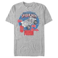 Marvel Büyük ve Uzun Klasik İnanılmaz Örümcek Mobil Athletic Heather Erkek T-shirt
