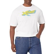 Marvel Büyük ve Uzun Klasik Kalın Logo White Erkek T-shirt