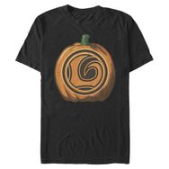 Marvel Büyük ve Uzun Klasik Loki Balkabağı Üst Kısa Kollu Siyah Erkek T-shirt