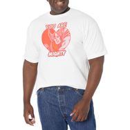 Marvel Büyük ve Uzun Klasik Mighty Heart White Erkek T-shirt