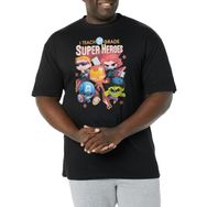 Marvel Büyük ve Uzun Klasik Öğretim 1. Sınıf Üst Kısa Kollu Siyah Erkek T-shirt