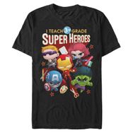 Marvel Büyük ve Uzun Klasik Öğretim 3. Sınıf Üst Kısa Kollu Siyah Erkek T-shirt