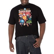 Marvel Büyük ve Uzun Klasik Öğretim 6. Sınıf Üst Kısa Kollu Siyah Erkek T-shirt