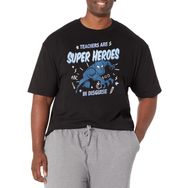 Marvel Büyük ve Uzun Klasik Öğretmen Panter Üst Kısa Kollu Siyah Erkek T-shirt