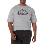 Marvel Büyük ve Uzun Klasik Örgülü Wonder Athletic Heather Erkek T-shirt