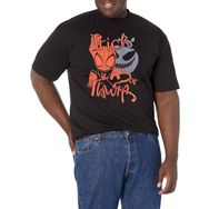 Marvel Büyük ve Uzun Klasik Örümcek Adam Cadılar Bayramı Üst Kısa Kollu Siyah Erkek T-shirt