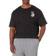Marvel Büyük ve Uzun Klasik Panter Rozeti Üst Kısa Kollu Siyah Erkek T-shirt