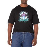 Marvel Büyük ve Uzun Klasik Quake Simgesi Üst Kısa Kollu Siyah Erkek T-shirt