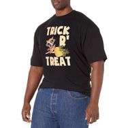 Marvel Büyük ve Uzun Klasik Rocketgroot Cadılar Bayramı Üst Kısa Kollu Siyah Erkek T-shirt