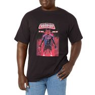Marvel Büyük ve Uzun Klasik Şampiyonlar Üst Kısa Kollu Siyah Erkek T-shirt