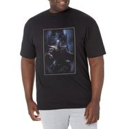 Marvel Büyük ve Uzun Klasik Şapka Homage Üst Kısa Kollu Siyah Erkek T-shirt