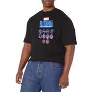 Marvel Büyük ve Uzun Klasik Secret Warriors Simgesi Üst Kısa Kollu Siyah Erkek T-shirt