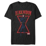 Marvel Büyük ve Uzun Klasik Siyah Web Üst Kısa Kollu Siyah Erkek T-shirt