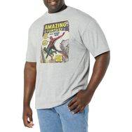 Marvel Büyük ve Uzun Klasik Spidey Comiccover Athletic Heather Erkek T-shirt