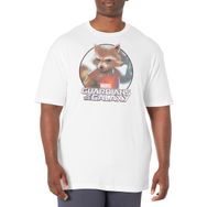 Marvel Büyük ve Uzun Klasik Tehlikeli Hayvan White Erkek T-shirt