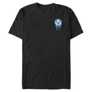 Marvel Büyük ve Uzun Klasik Venomize Amerika Rozeti Üst Kısa Kollu Siyah Erkek T-shirt