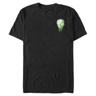 Marvel Büyük ve Uzun Klasik Venomize Groot Rozet Üst Kısa Kollu Siyah Erkek T-shirt