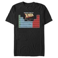 Marvel Büyük ve Uzun Klasik X Periyodik Üst Kısa Kollu Siyah Erkek T-shirt