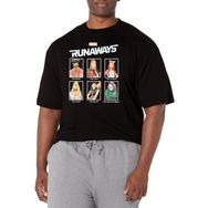 Marvel Büyük ve Uzun Klasik Yıl Kitabı Üst Kısa Kollu Siyah Erkek T-shirt