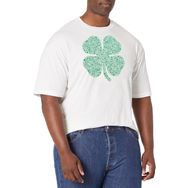Marvel Büyük ve Uzun Klasik Yonca Simgesi White Erkek T-shirt
