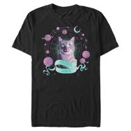 Marvel Büyük ve Uzun Kozmik Kaz Üst Kısa Kollu Siyah Erkek T-shirt