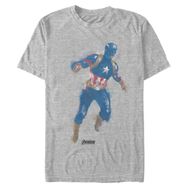 Marvel Büyük ve Uzun Şapka Boya Athletic Heather Erkek T-shirt