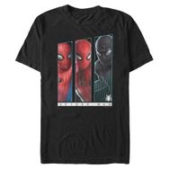 Marvel Büyük ve Uzun Takım Elbise Üst Kısa Kollu Siyah Erkek T-shirt