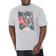 Marvel Büyük ve Uzun Yandan Görünüm Yıldız Athletic Heather Erkek T-shirt