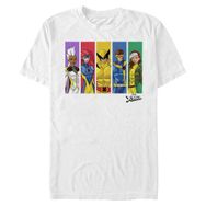 Marvel Classic Gökkuşağı Karakterler Erkek Bisiklet Yaka T-Shirt Beyaz M