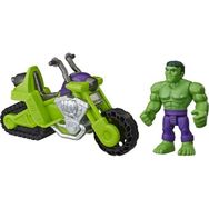 Marvel E7930 Super Hero Adventures Hulk ve Motosiklet