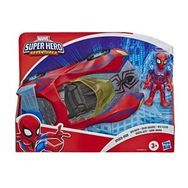 Marvel E7932 Süper Hero Adventures Spiderman ve Web Racer