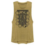 Marvel Eternals Kro Cosmic Line Art Juniors Muscle Gold Heather Kadın Atlet