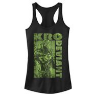 Marvel Eternals Kro the Deviant Portrait Junior Racerback Black Kadın Atlet