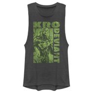 Marvel Eternals Kro the Deviant Portrait Juniors Muscle Charcoal Kadın Atlet