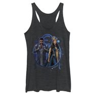 Marvel Eternals Phastos Ajak Duo Tri-Blend Racerback Katmanlı Black Heather Kadın Atlet