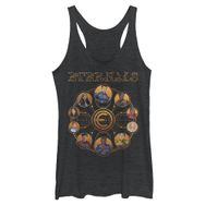 Marvel Eternals Soyut Sarma Üç Karışım Black Heather Kadın Atlet