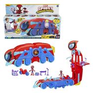 Marvel F3721 Spidey ve İnanılmaz Arkadaşları Spider Crawl-R 2'si 1 Arada Deluxe Genel Merkez