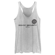 Marvel Hawkeye Bishop Güvenlik Logosu Juniors Tri Blend Tank White Heather Kadın Atlet