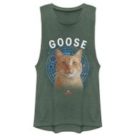 Marvel Kaz Kedi Kolsuz Pine Green Heather Kadın Atlet