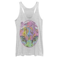 Marvel Klasik Dora Milaje Racerback White Heather Kadın Atlet