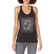 Marvel Klasik Dul Yoğun Racerback Black Heather Kadın Atlet