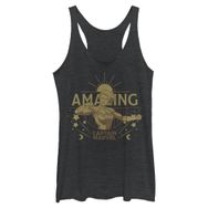 Marvel Klasik Retro Çizgi Roman Racerback Black Heather Kadın Atlet