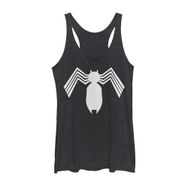 Marvel Klasik Uzaylı Symbiote Simgesi Askılı Black Heather Kadın Atlet