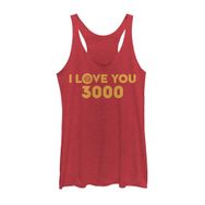 Marvel Love 3000 Racerback Red Heather Kadın Atlet