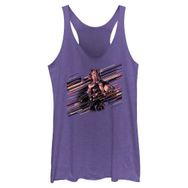 Marvel Love Thunder Stripes Thor Askılı Purple Heather Kadın Atlet